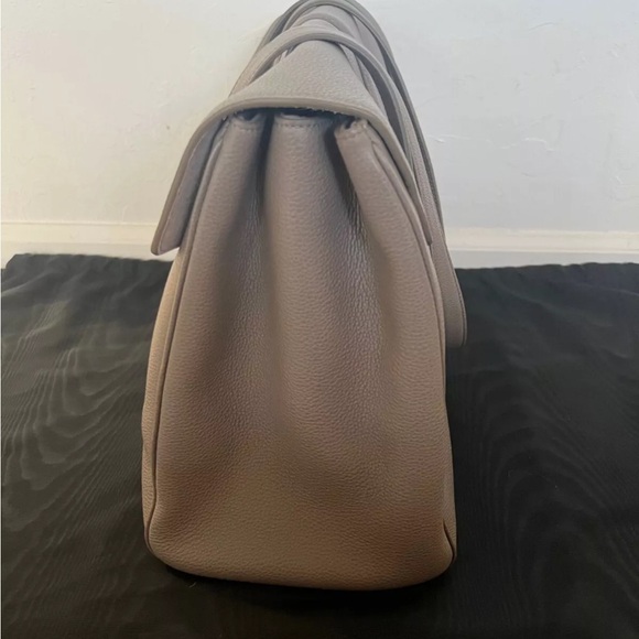 Celine Gray Leather Tote with Gold Hardware - Picture 3 of 8